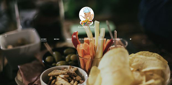 The Landing Page - Food Online Reservation System PHP MySQL Source Code