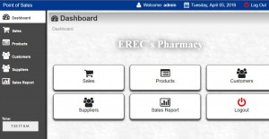 dashboard 300x155 - EREC Pharmacy Management System