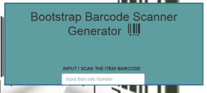 Barcode Generator PHP and MySql Source Code