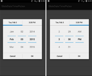 Date Time Picker Application Android Source Code