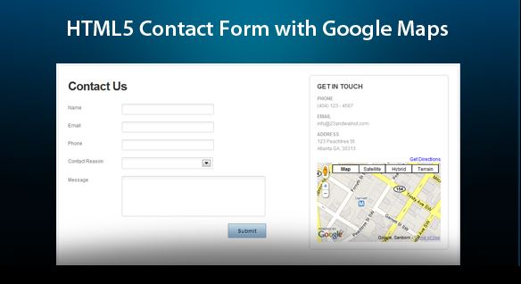 HTML5 Contact Form PHP Source Code