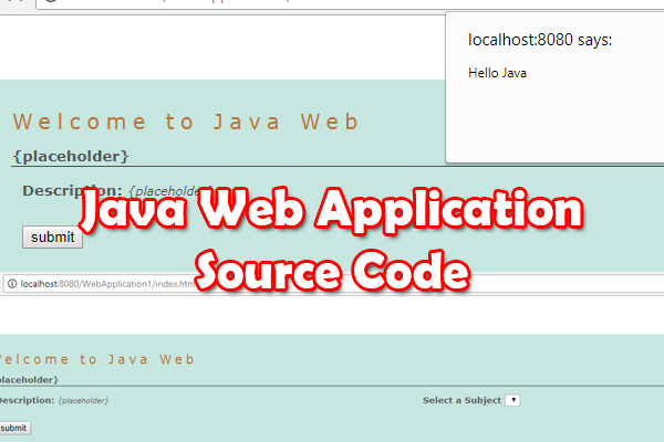 Java Web Application Source Code - Java Web Application Source Code