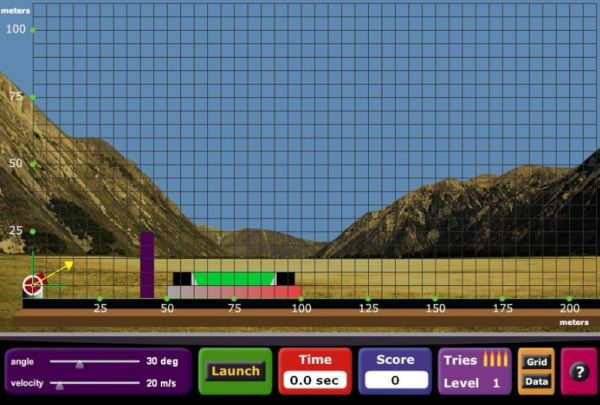 Projectile Motion Calculator C Source Code