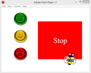 Stop,Caution and Go Application Adobe Flash AS3 Source Code