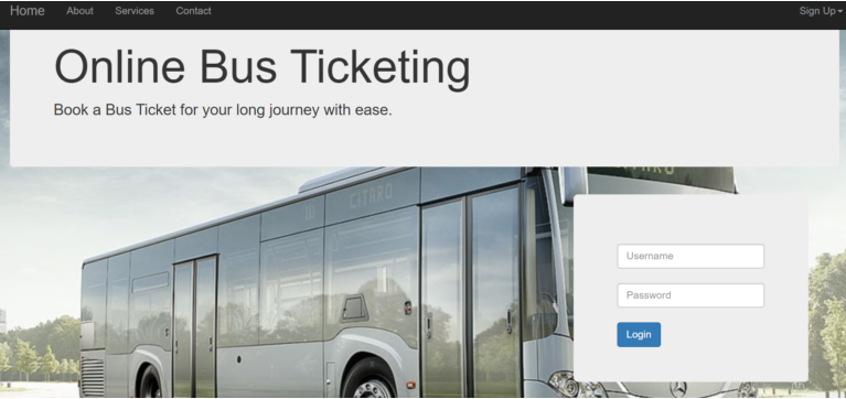 Online Bus Reserving Ticket Management System
